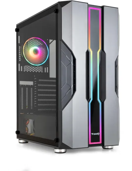 TooQ NigthCity Torre E-ATX Cristal Templado USB 3.0 Negra