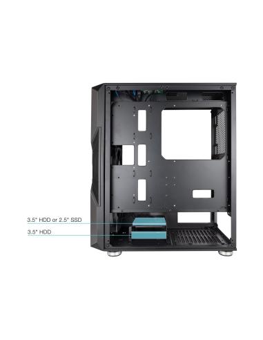 TooQ NigthCity Torre E-ATX Cristal Templado USB 3.0 Negra