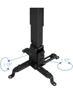 TooQ PJ2012T-B Soporte de Techo Inclinable para Proyectores Máx. 20Kg Negro-MULT30012