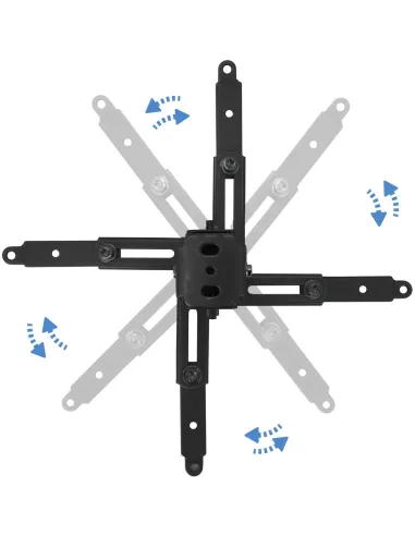TooQ PJ2012T-B Soporte de Techo Inclinable para Proyectores Máx. 20Kg Negro