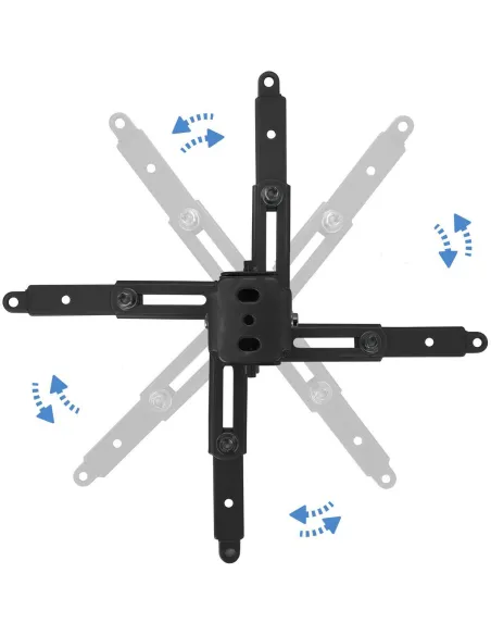 TooQ PJ2012T-B Soporte de Techo Inclinable para Proyectores Máx. 20Kg Negro