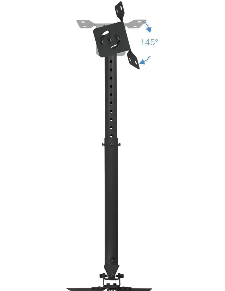TooQ PJ3030TN-B Soporte de Techo para Proyectores Inclinable y Giratorio 360º Máx. 20Kg Negro