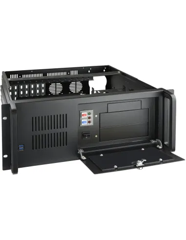 TooQ RACK-406N-USB3 Armario Rack 19" 4U ATX Negro