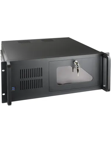 TooQ RACK-406N-USB3 Armario Rack 19" 4U ATX Negro