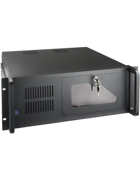 TooQ RACK-406N-USB3 Armario Rack 19" 4U ATX Negro