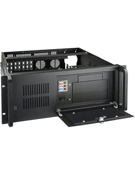 TooQ RACK-406N-USB3 Armario Rack 19" 4U ATX Negro