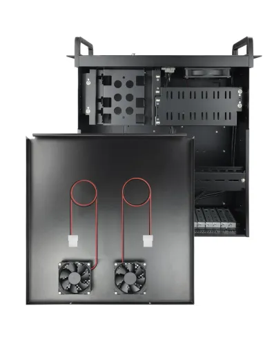 TooQ RACK-406N-USB3 Armario Rack 19" 4U ATX Negro