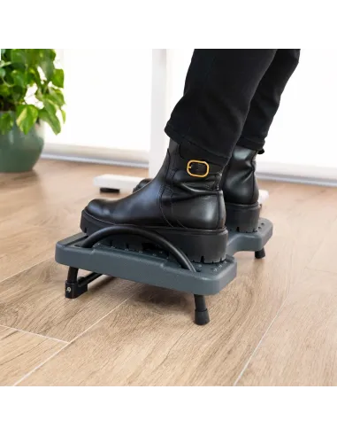 TooQ TQFR0601-G Reposapiés Ajustable Confort Gris