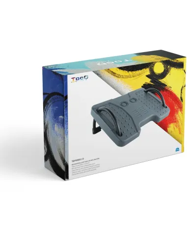 TooQ TQFR0601-G Reposapiés Ajustable Confort Gris