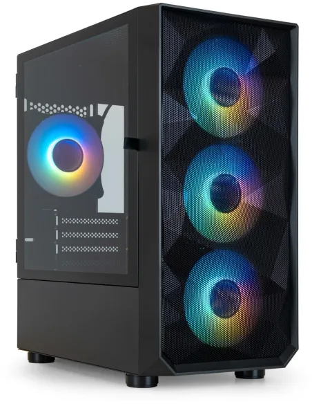 TooQ Seizure M-ATX Cristal Templado USB 3.0 Negra