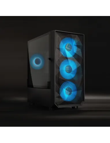 TooQ Seizure M-ATX Cristal Templado USB 3.0 Negra