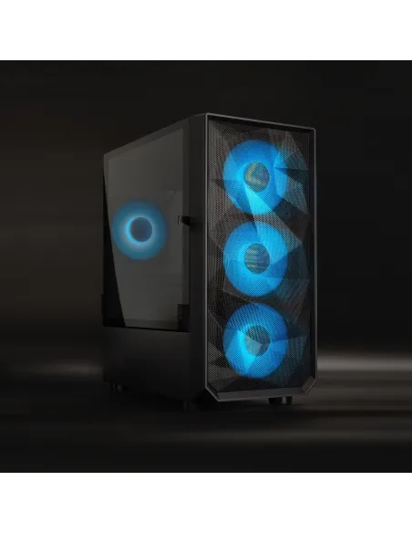 TooQ Seizure M-ATX Cristal Templado USB 3.0 Negra