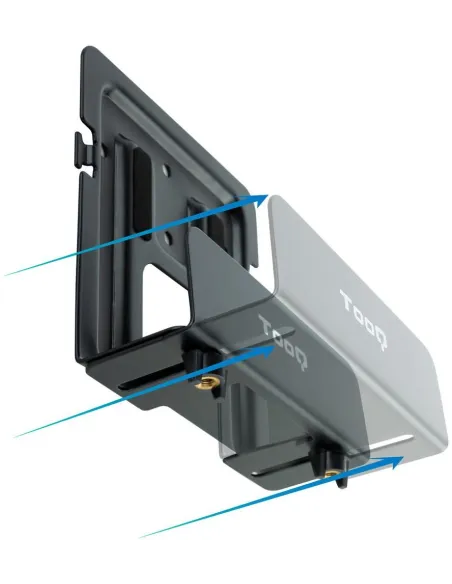 TooQ TQMPM4776 Soporte Universal Pared Fijo para Router/Reproductor Multimedia Máx. 5 Kg Negro