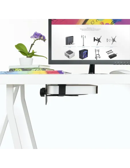 TooQ TCCH0001-B Soporte Fijo para CPU Máx. 5 Kg Negro