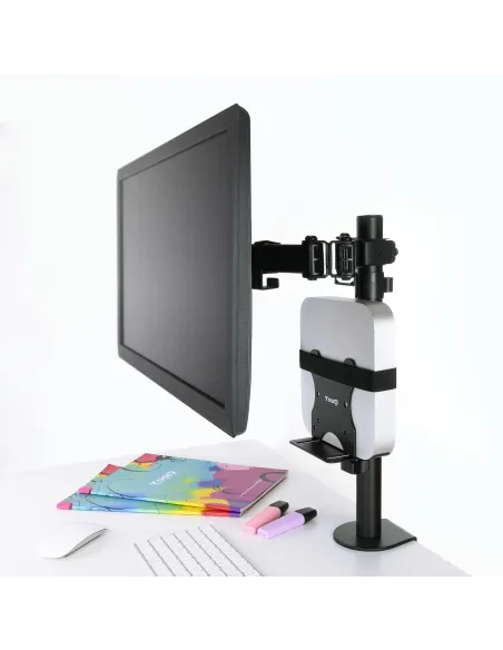 TooQ TCCH0001-B Soporte Fijo para CPU Máx. 5 Kg Negro