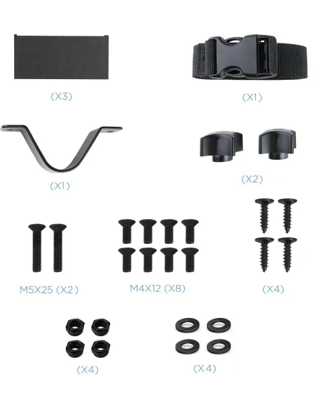 TooQ TCCH0001-B Soporte Fijo para CPU Máx. 5 Kg Negro