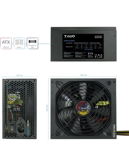 TooQ TQAPOLO-600SP 600W