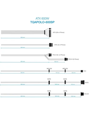 TooQ TQAPOLO-600SP 600W