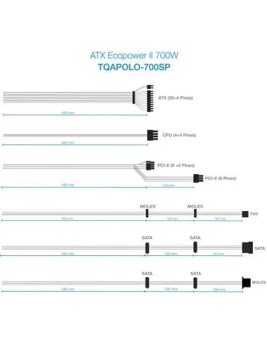 TooQ TQAPOLO-700SP 700W