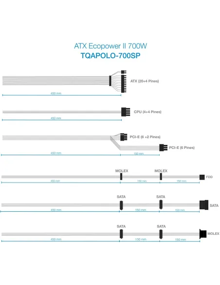 TooQ TQAPOLO-700SP 700W