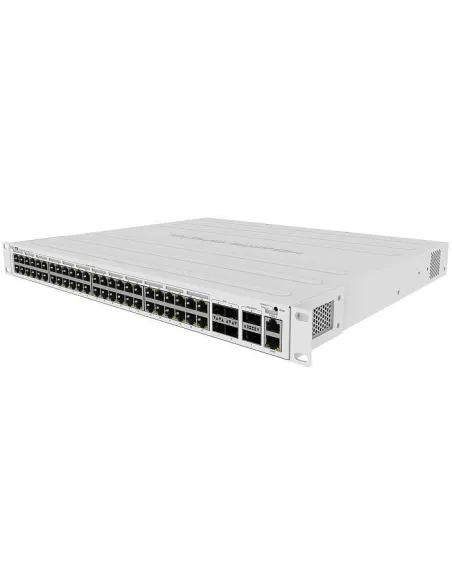 Mikrotik CRS354-48P-4S+2Q+RM Switch de Armario Administrado 48 Puertos Gigabit Ethernet PoE + 4 SFP+