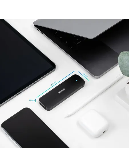 TooQ TQE-2201B Caja Externa para SSD M.2 USB 3.2 Negro