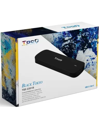 TooQ TQE-2201B Caja Externa para SSD M.2 USB 3.2 Negro