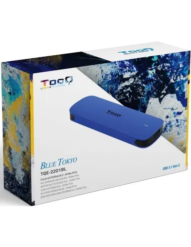 TooQ TQE-2201BL Caja Externa para SSD M.2 USB 3.2 Azul
