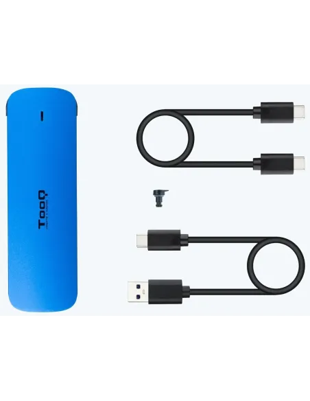 TooQ TQE-2201BL Caja Externa para SSD M.2 USB 3.2 Azul