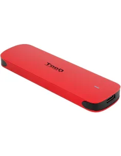 TooQ TQE-2201R Caja Externa para SSD M.2 USB 3.2 Rojo-CAJA57793