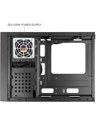 TooQ TQC-3008U3C USB 3.2 Negra + Fuente de Alimentación 500W