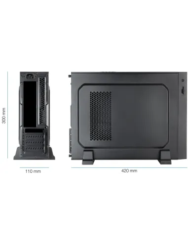 TooQ TQC-3008U3C USB 3.2 Negra + Fuente de Alimentación 500W
