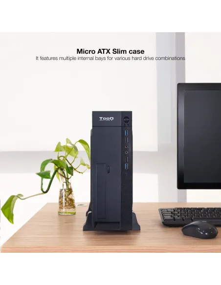 TooQ TQC-3008U3C USB 3.2 Negra + Fuente de Alimentación 500W