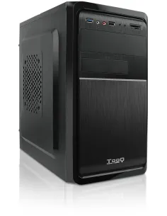 TooQ TQC-4735U3C-B USB 3.2 Negra + Fuente de Alimentación 500W