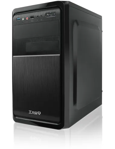 TooQ TQC-4735U3C-B USB 3.2 Negra + Fuente de Alimentación 500W
