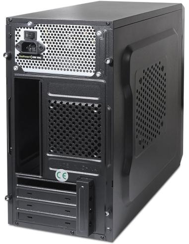 TooQ TQC-4735U3C-B USB 3.2 Negra + Fuente de Alimentación 500W