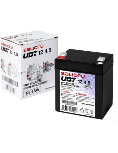 Salicru Batería AGM recargable de 4,5 Ah / 12 V