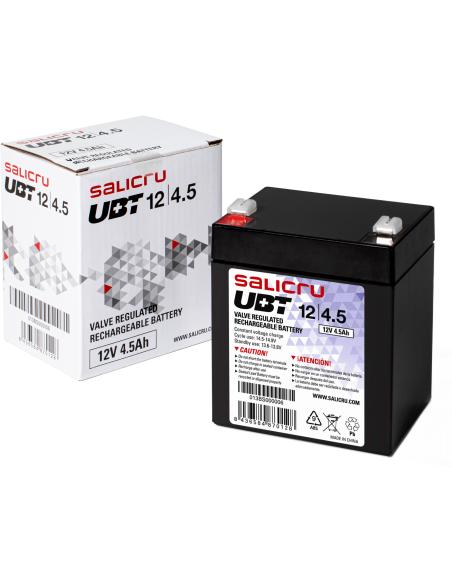 Salicru Batería AGM recargable de 4,5 Ah / 12 V