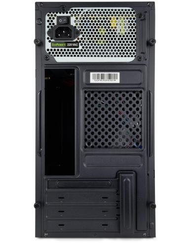 TooQ TQC-4735U3C-B USB 3.2 Negra + Fuente de Alimentación 500W