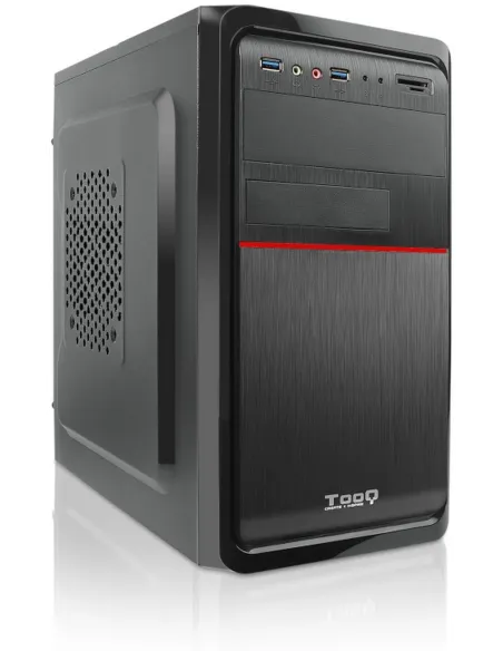 TooQ TQC-4745U3C-B USB 3.2 Negra + Fuente de Alimentación 500W