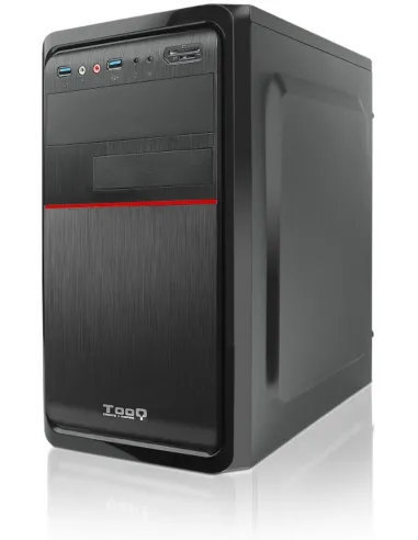 TooQ TQC-4745U3C-B USB 3.2 Negra + Fuente de Alimentación 500W