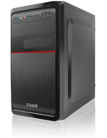 TooQ TQC-4745U3C-B USB 3.2 Negra + Fuente de Alimentación 500W
