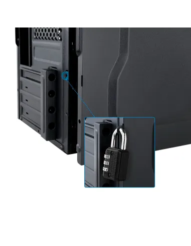 TooQ TQC-4745U3C-B USB 3.2 Negra + Fuente de Alimentación 500W