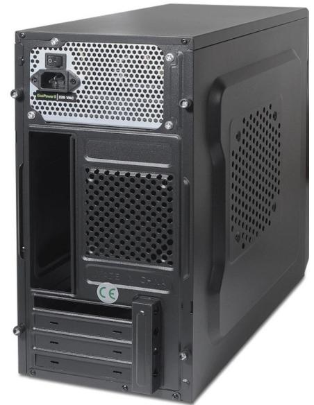 TooQ TQC-4745U3C-B USB 3.2 Negra + Fuente de Alimentación 500W