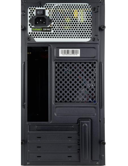 TooQ TQC-4745U3C-B USB 3.2 Negra + Fuente de Alimentación 500W