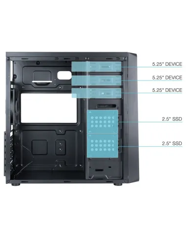 TooQ TQC-5701U3C-B USB 3.2 Negra