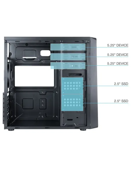 TooQ TQC-5701U3C-B USB 3.2 Negra
