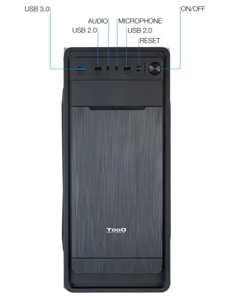 TooQ TQC-5701U3C-B USB 3.2 Negra