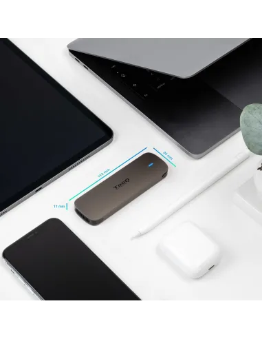 TooQ TQE-2202BR Caja Externa para SSD M.2 USB 3.2 Marrón