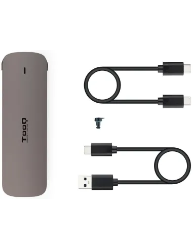 TooQ TQE-2202BR Caja Externa para SSD M.2 USB 3.2 Marrón